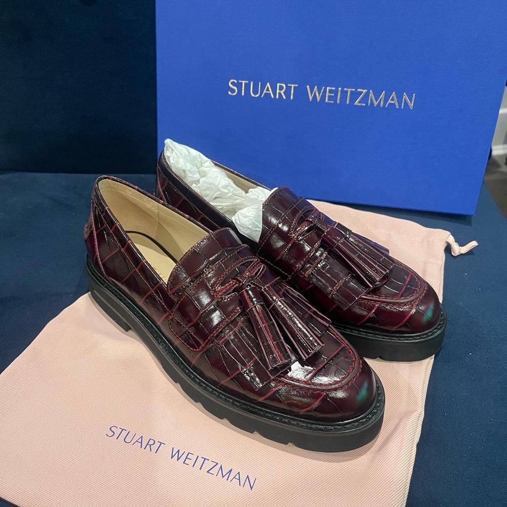 Stuart Weitzman Mila Lift loafers